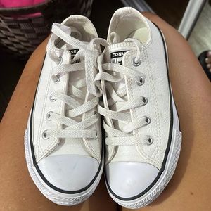 Girls leather Converse size 13